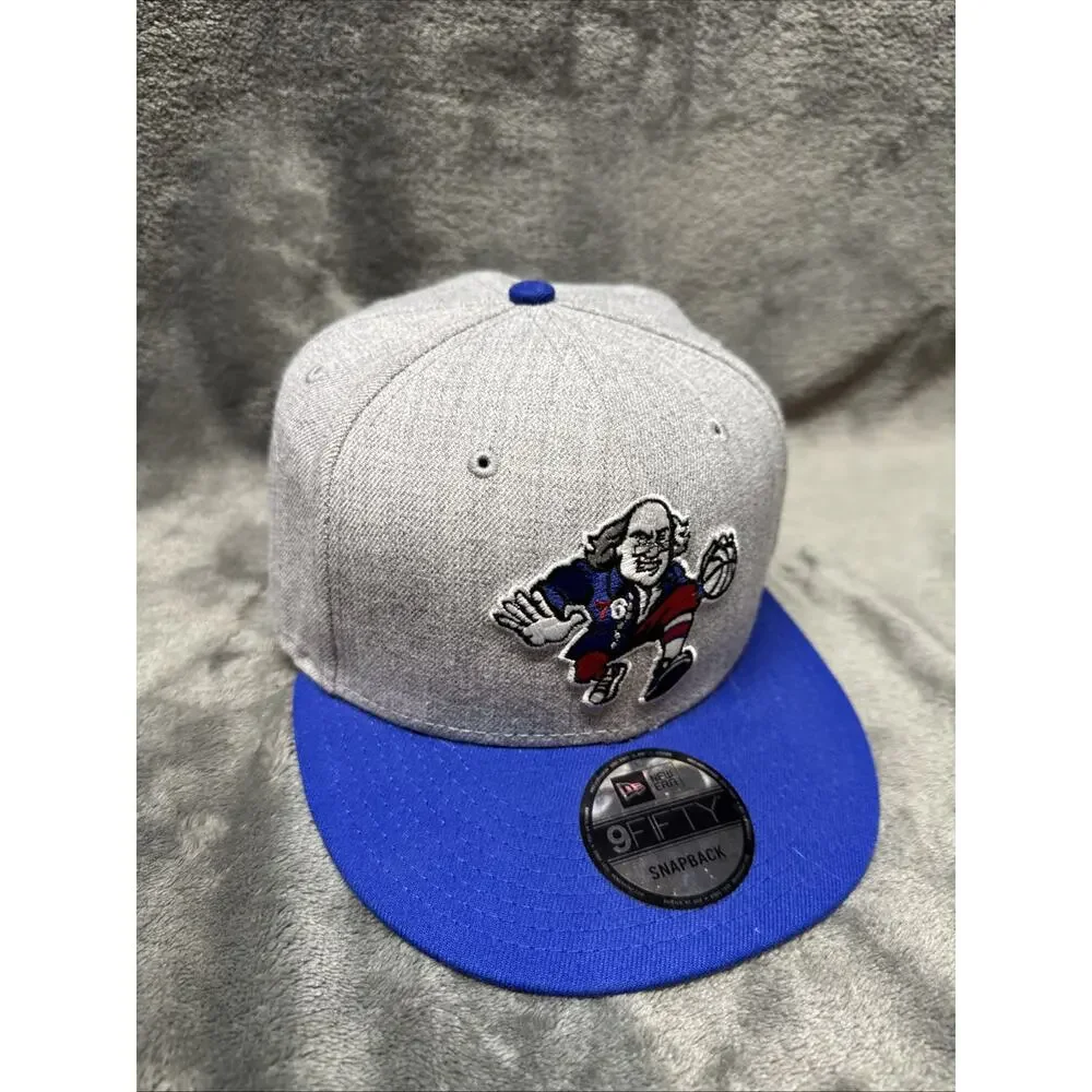 Philadelphia 76ers NBA New‎ Era Snapback Hat Gray And Blue